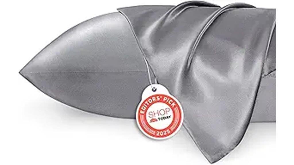 satin pillowcase set