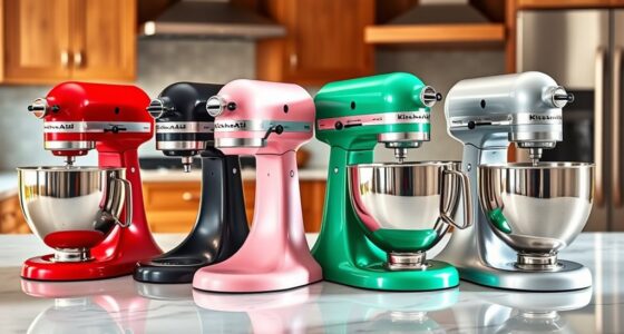 top kitchenaid mixer colors