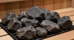 arrange stones for steam