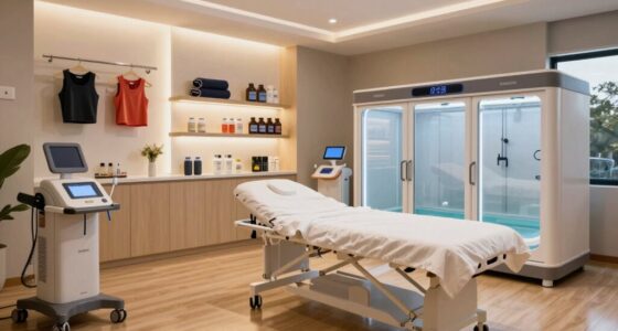 athletes recovery room layout