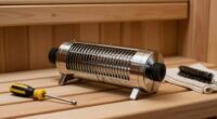 biannual sauna heater care