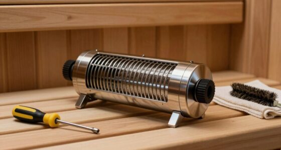 biannual sauna heater care