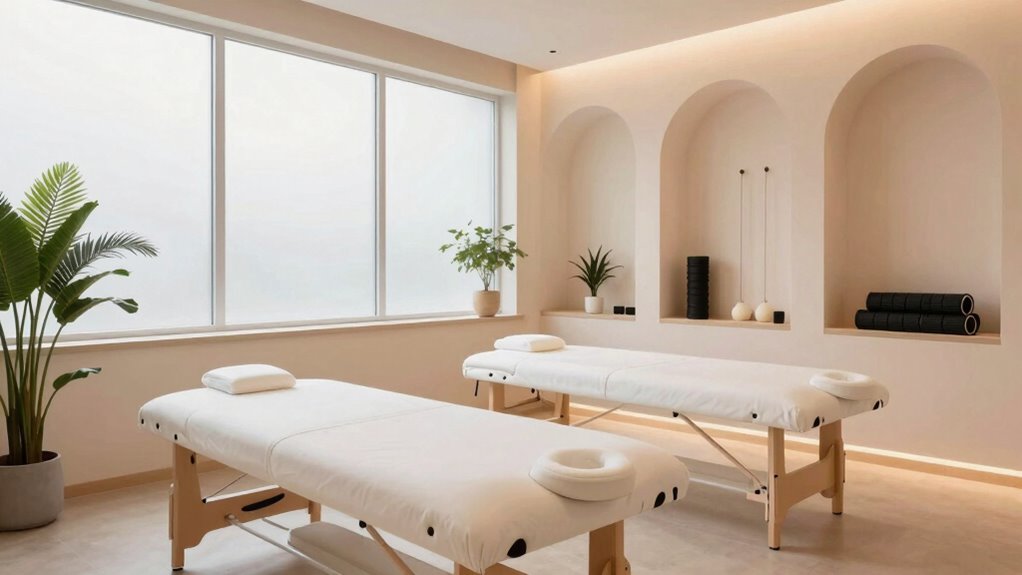 calm cozy healing environment