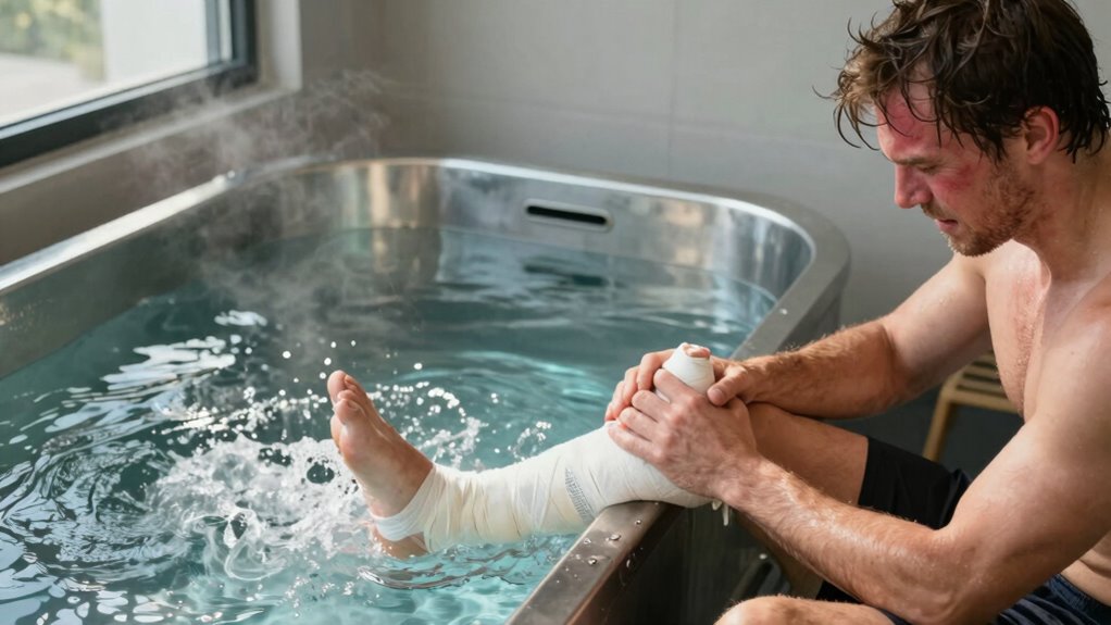 cold water can hinder healing