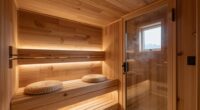 compact sauna design ideas