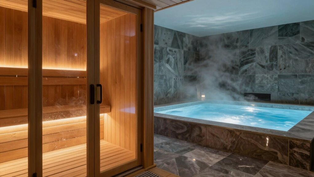 consistent sauna cold plunge routine