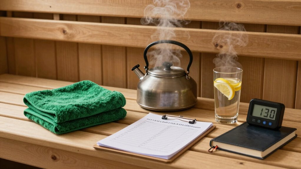 consistent sauna routine practices