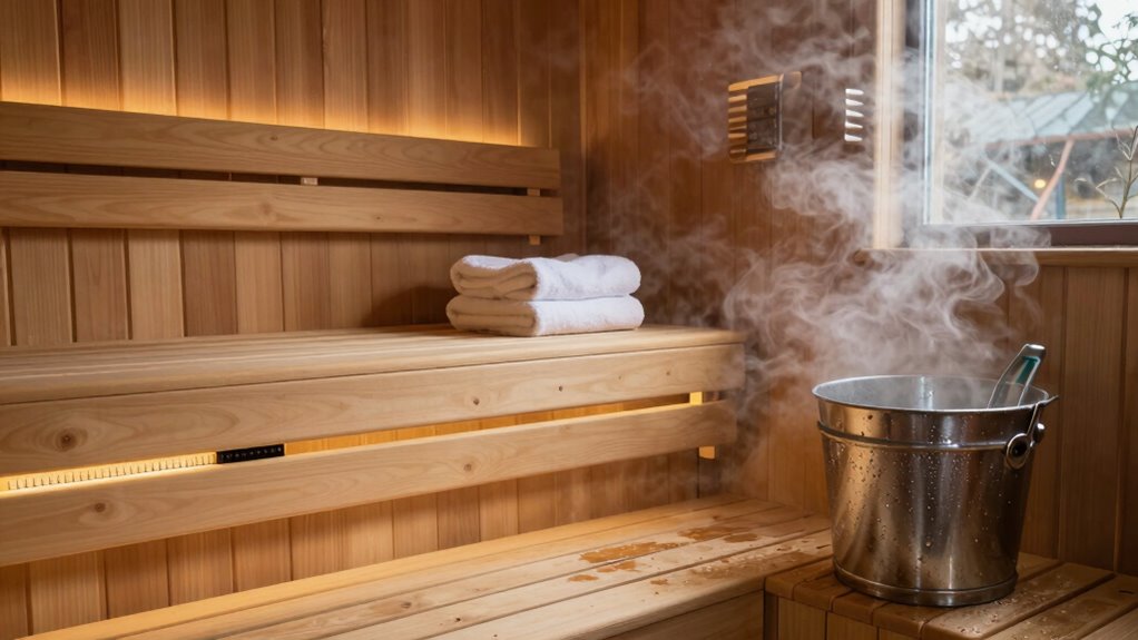 deep sweating enhances relaxation