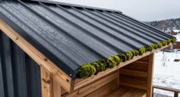 durable outdoor sauna roofs