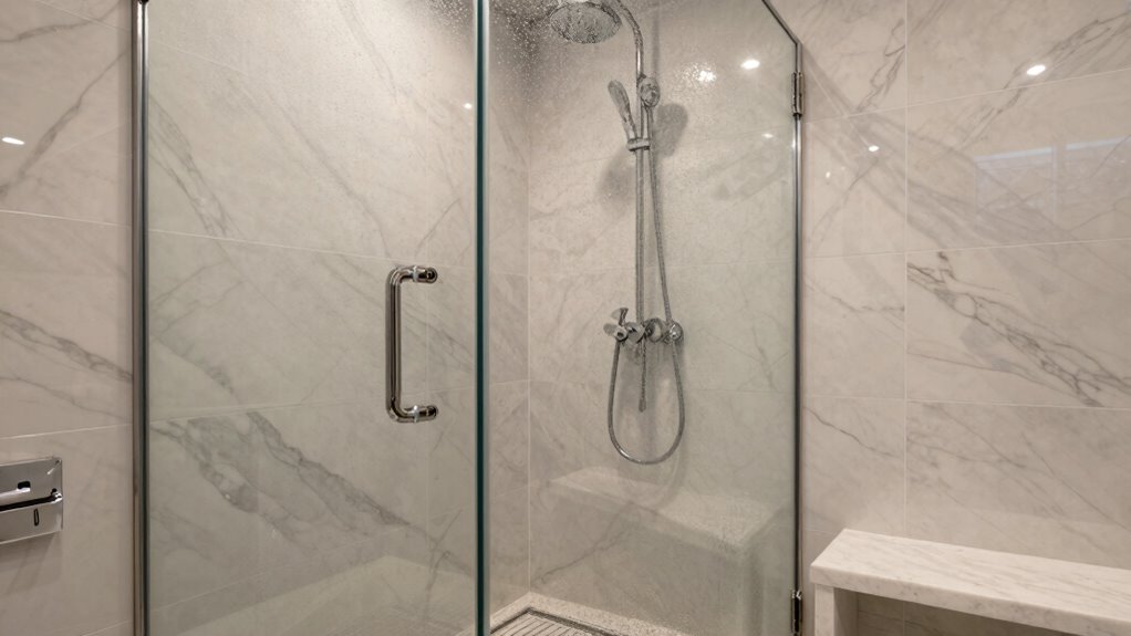 durable stylish steam shower materials