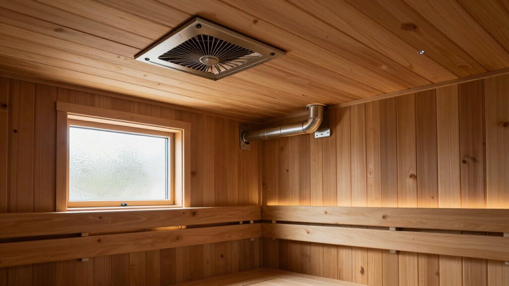effective basement sauna ventilation