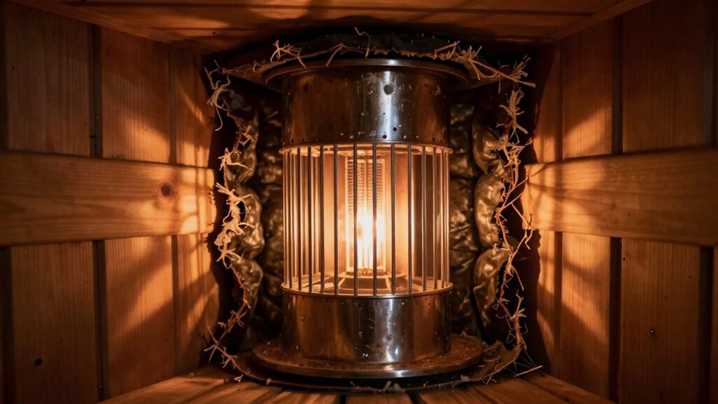 effective sauna heat retention