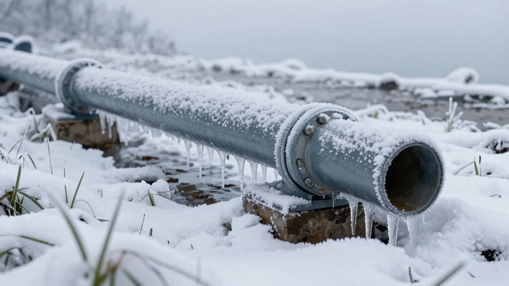 frozen pipes cause damage