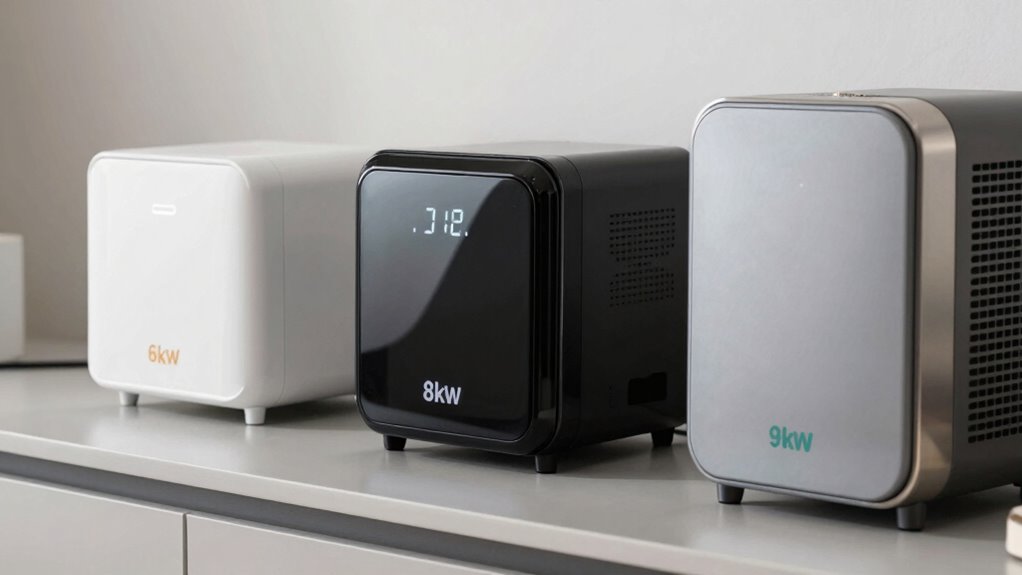 heater sizes pros and cons