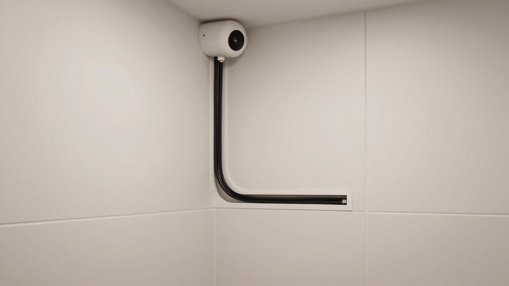 hide wires behind panels