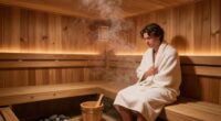 ideal beginner sauna duration