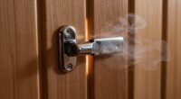 incorrect latch trapping heat