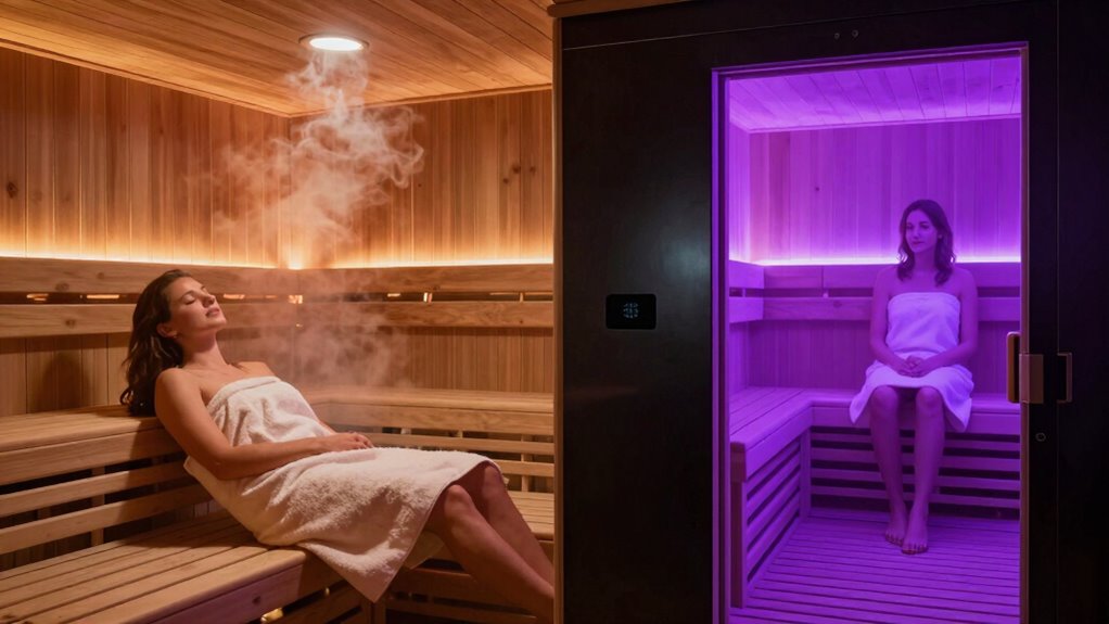 infrared vs traditional sauna