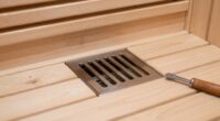 install sauna floor drain