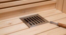 install sauna floor drain