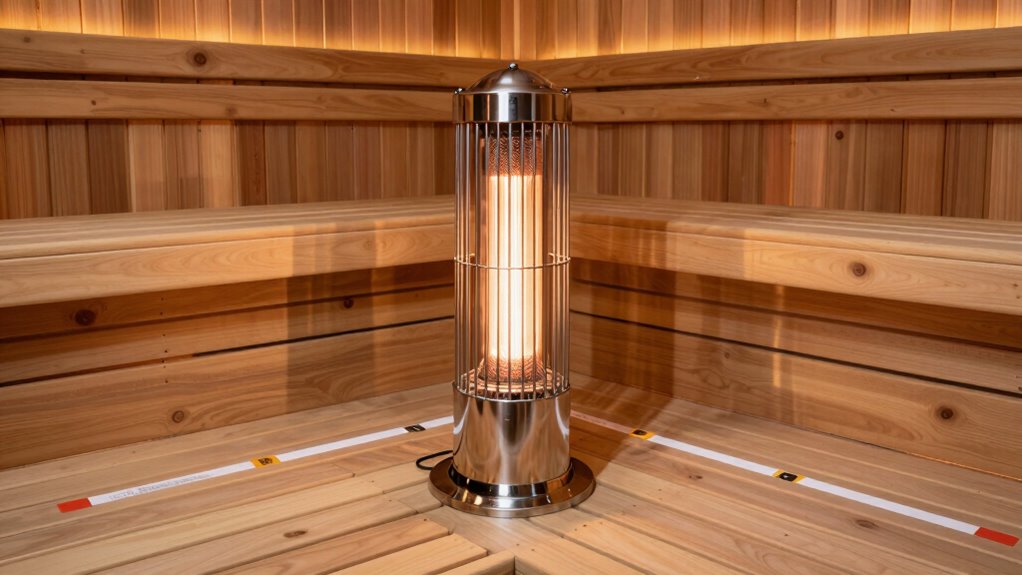 maintain safe heater clearance