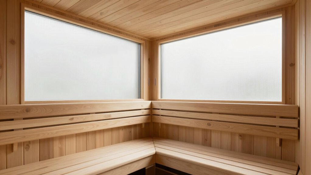 minimalist sauna promotes relaxation
