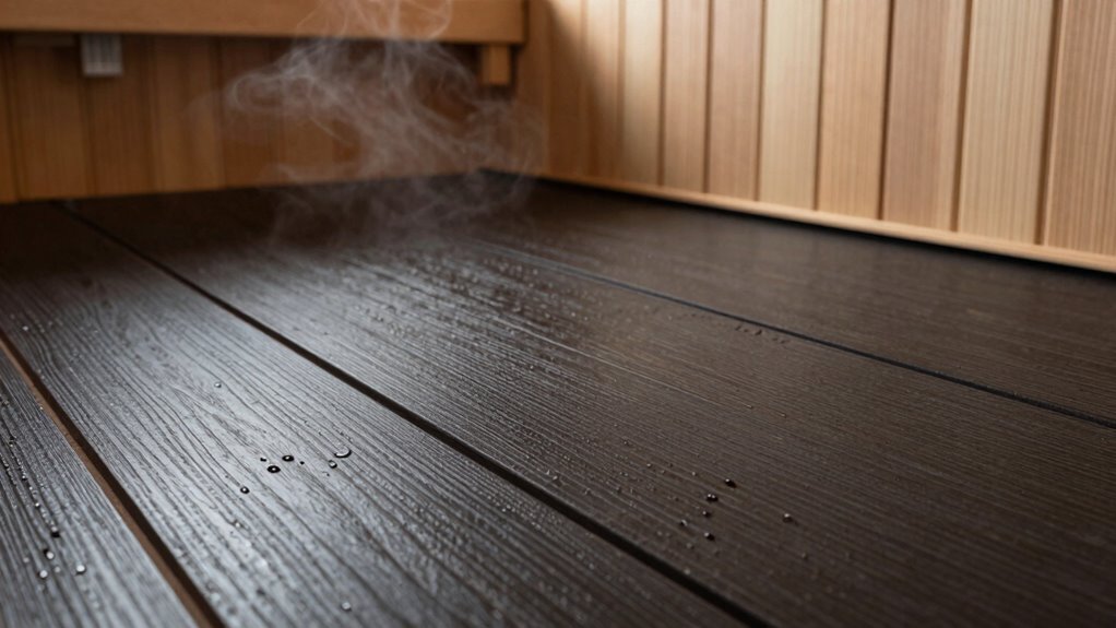 moisture resistant sauna flooring