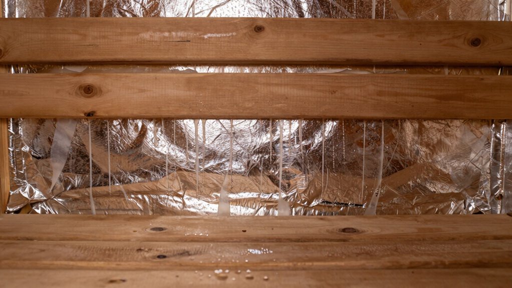 moisture signs in sauna