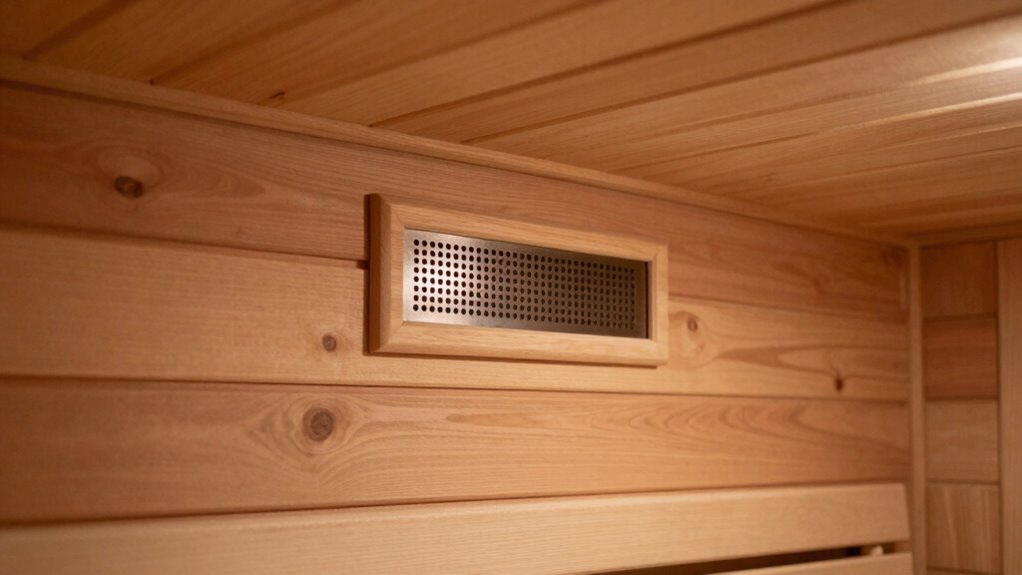 optimal sauna vent placement