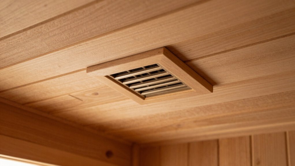 optimal sauna vent placement