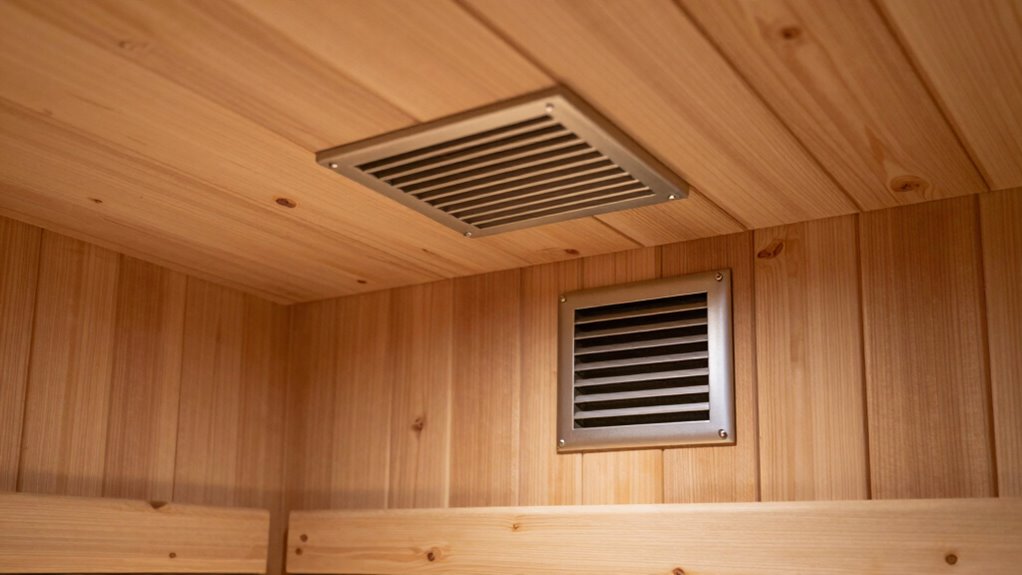 optimize sauna vent airflow