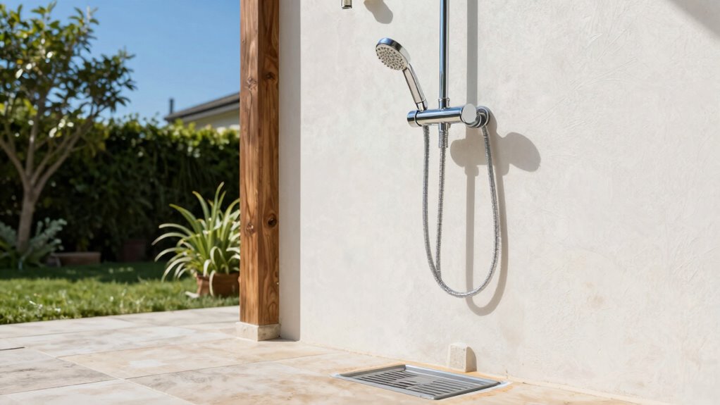 outdoor shower troubleshooting tips