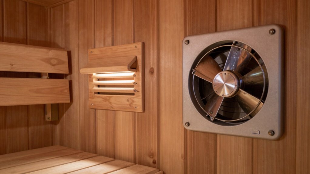 passive sauna airflow control