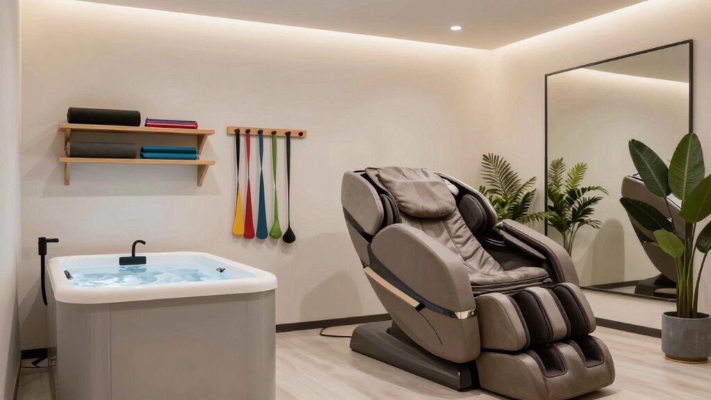 personalized calming recovery space