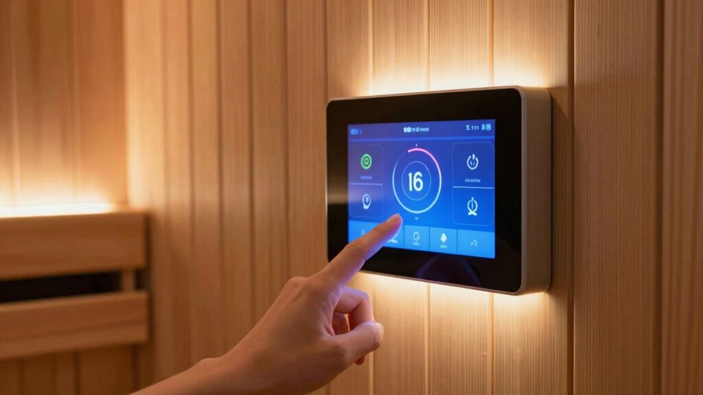 personalized energy efficient sauna controls