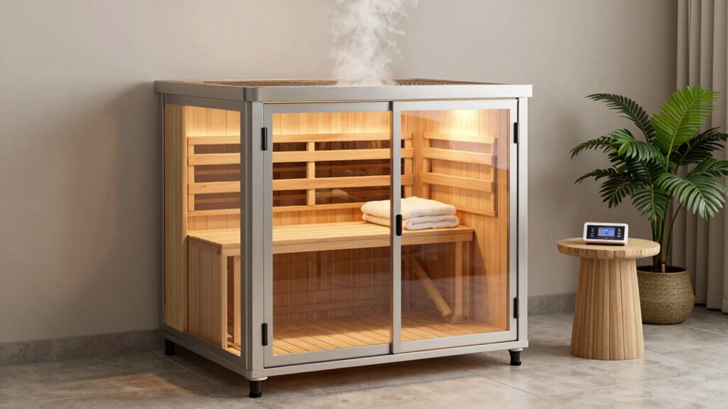 portable sauna material features