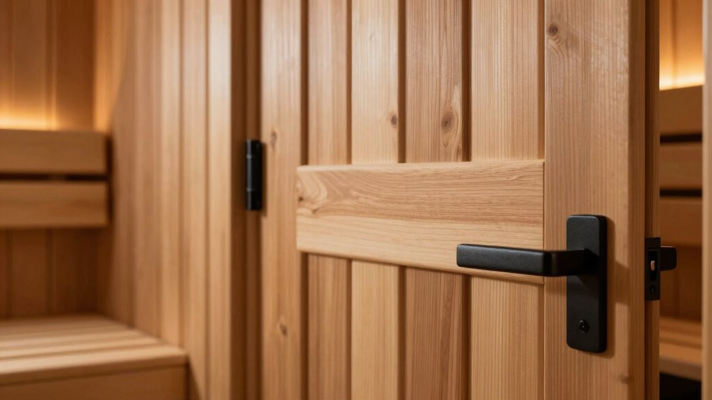 proper sauna door installation