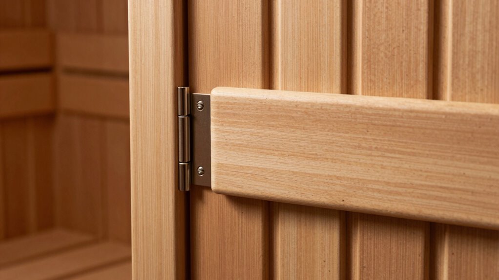 proper sauna door installation