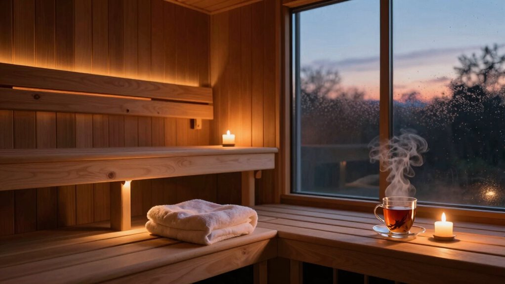 relaxing heat promotes detoxification