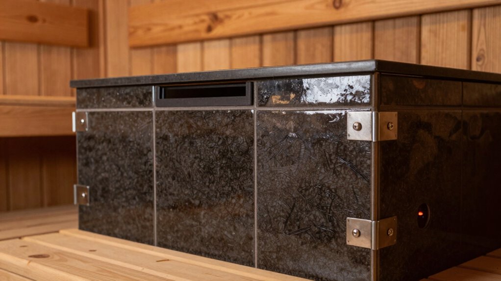 safe heat resistant sauna materials