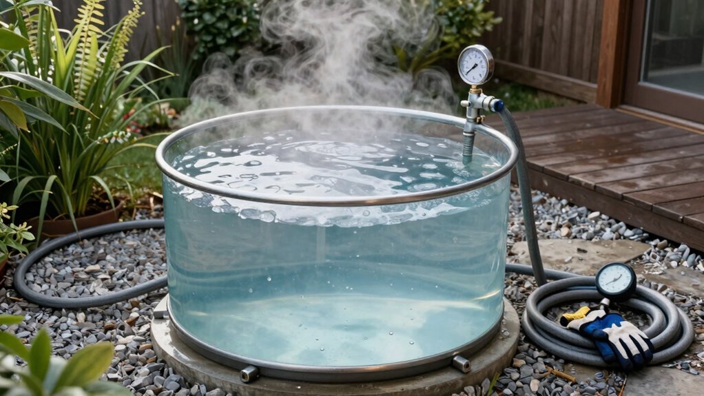 safe stock tank setup