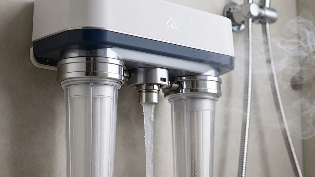sauna and shower water filters