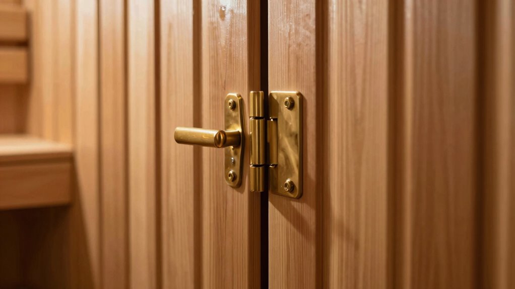 sauna door safety considerations