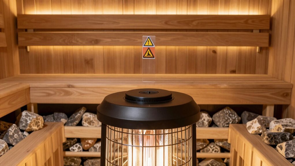 sauna heater safety tips