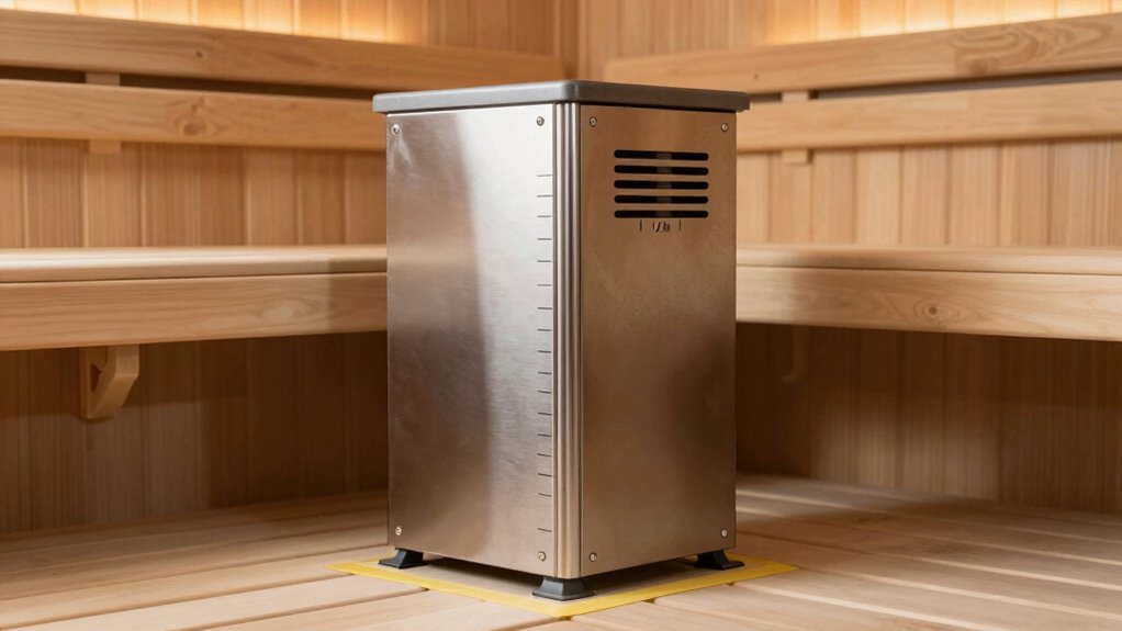 sauna heater safety tips