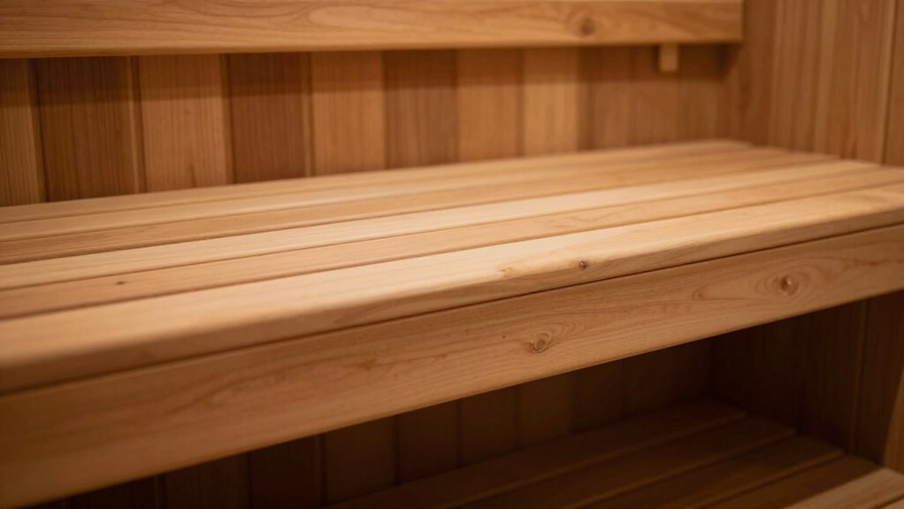 sauna height influences comfort