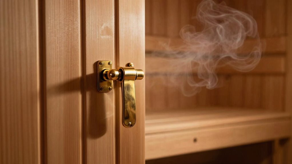 sauna latch maintenance tips