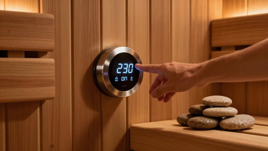 sauna safety and controls