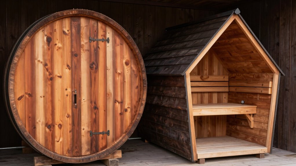 sauna size and shape