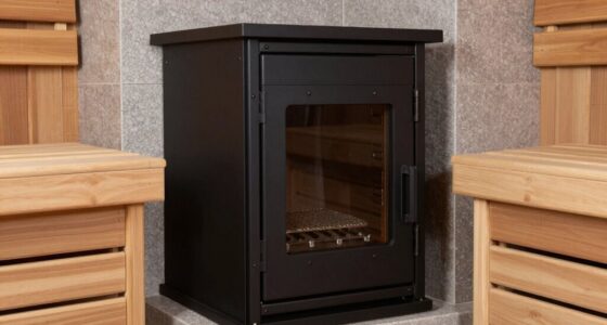 sauna stove fireproofing methods